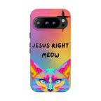 Jesus Right Meow Non MagSafe Phone Case