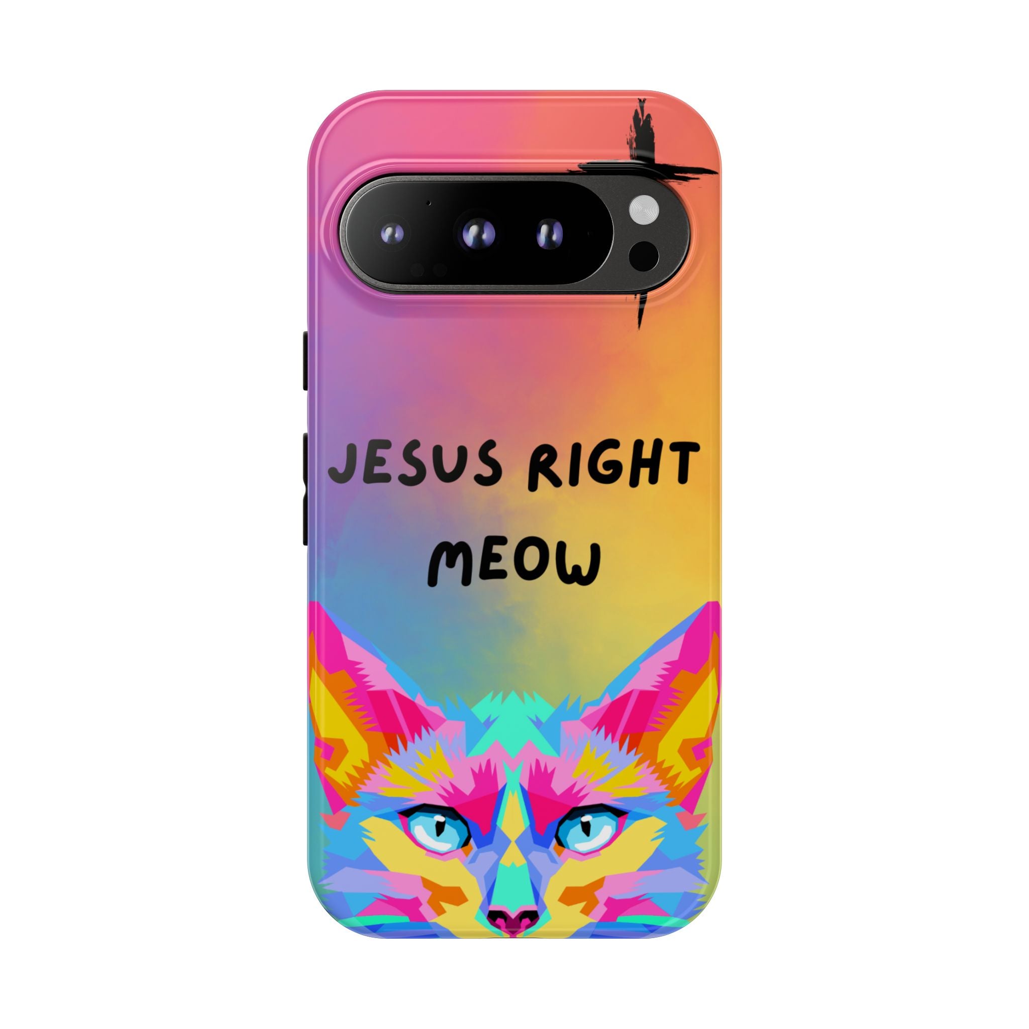 Jesus Right Meow Non MagSafe Phone Case