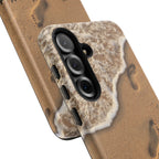 Footprints in the sand phone case