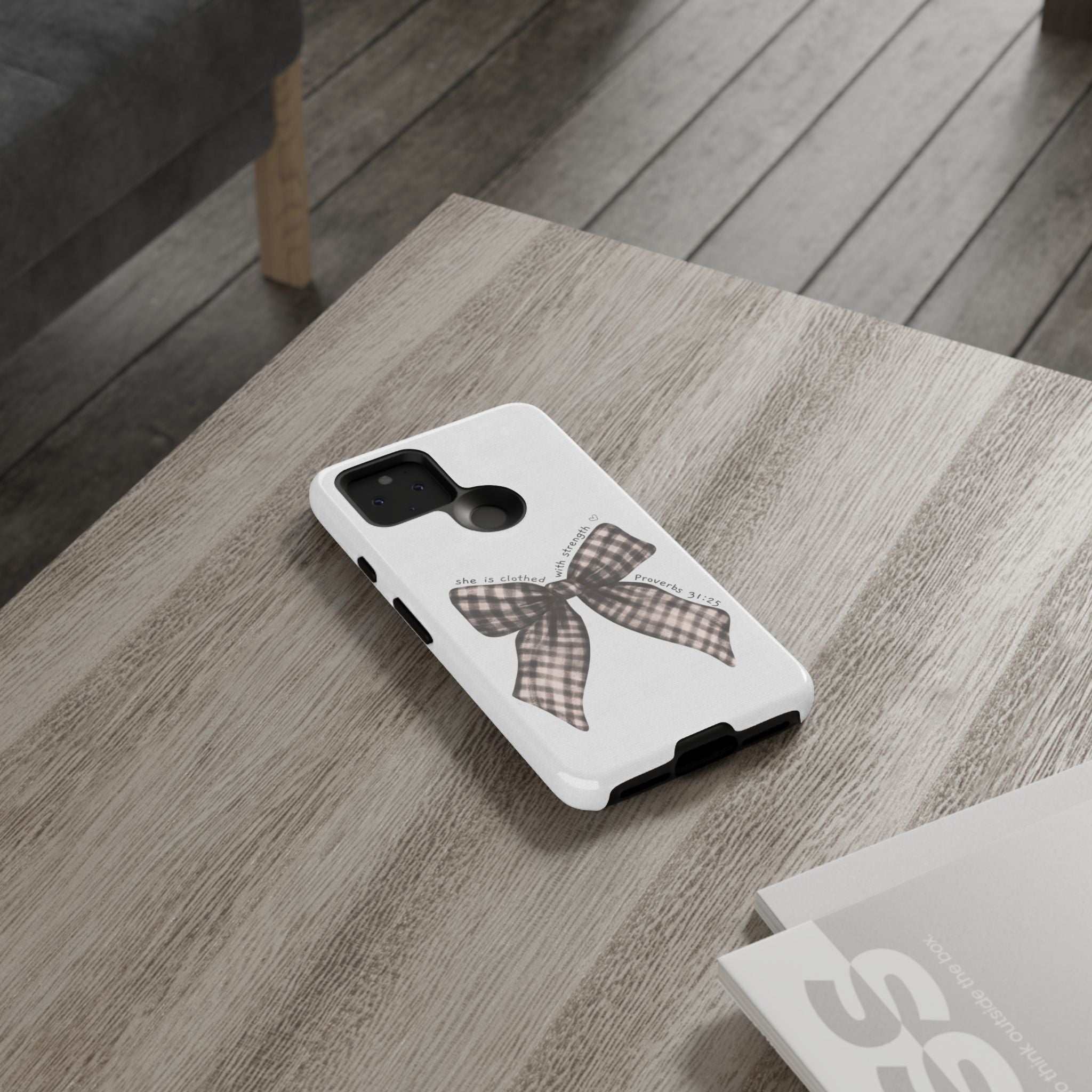 Proverbs 31 Rustic Bow Non MagSafe Phone Case