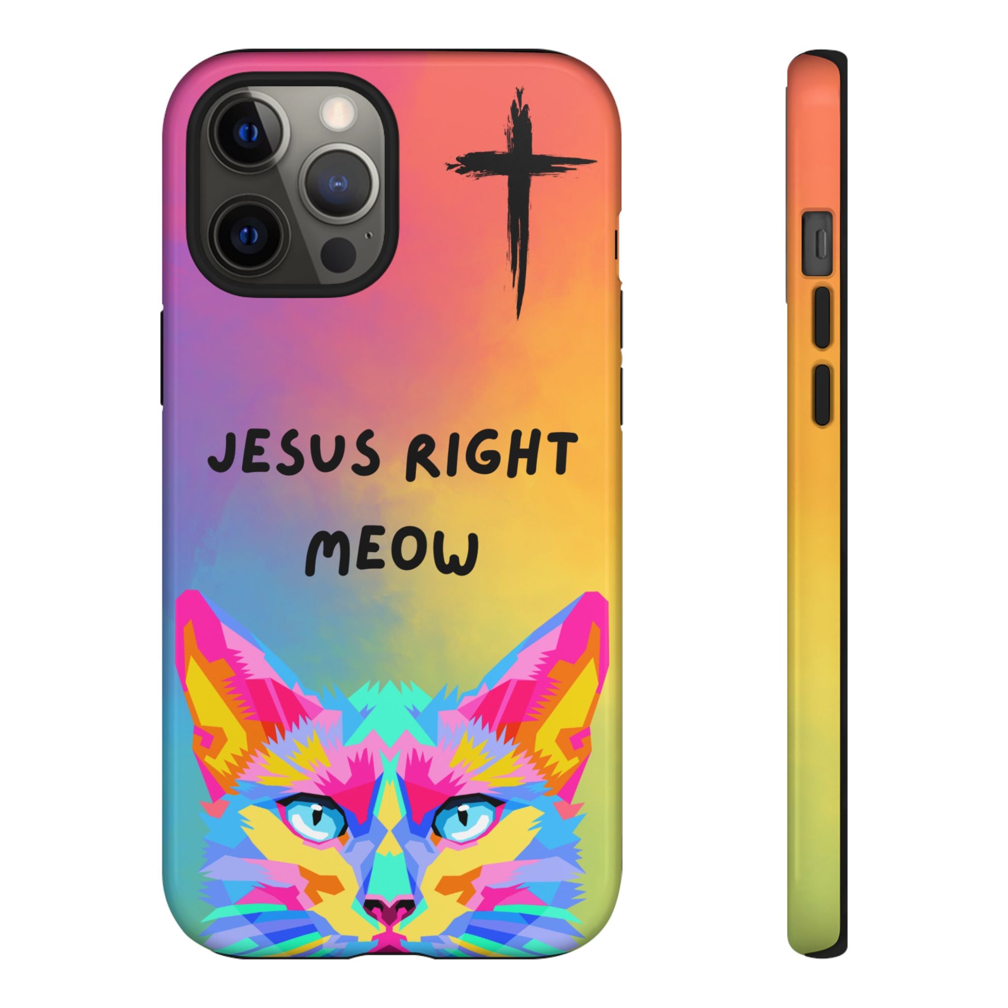 Jesus Right Meow Non MagSafe Phone Case