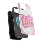 Have Faith Pink Butterfly Phone Case