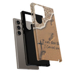 Footprints in the sand phone case