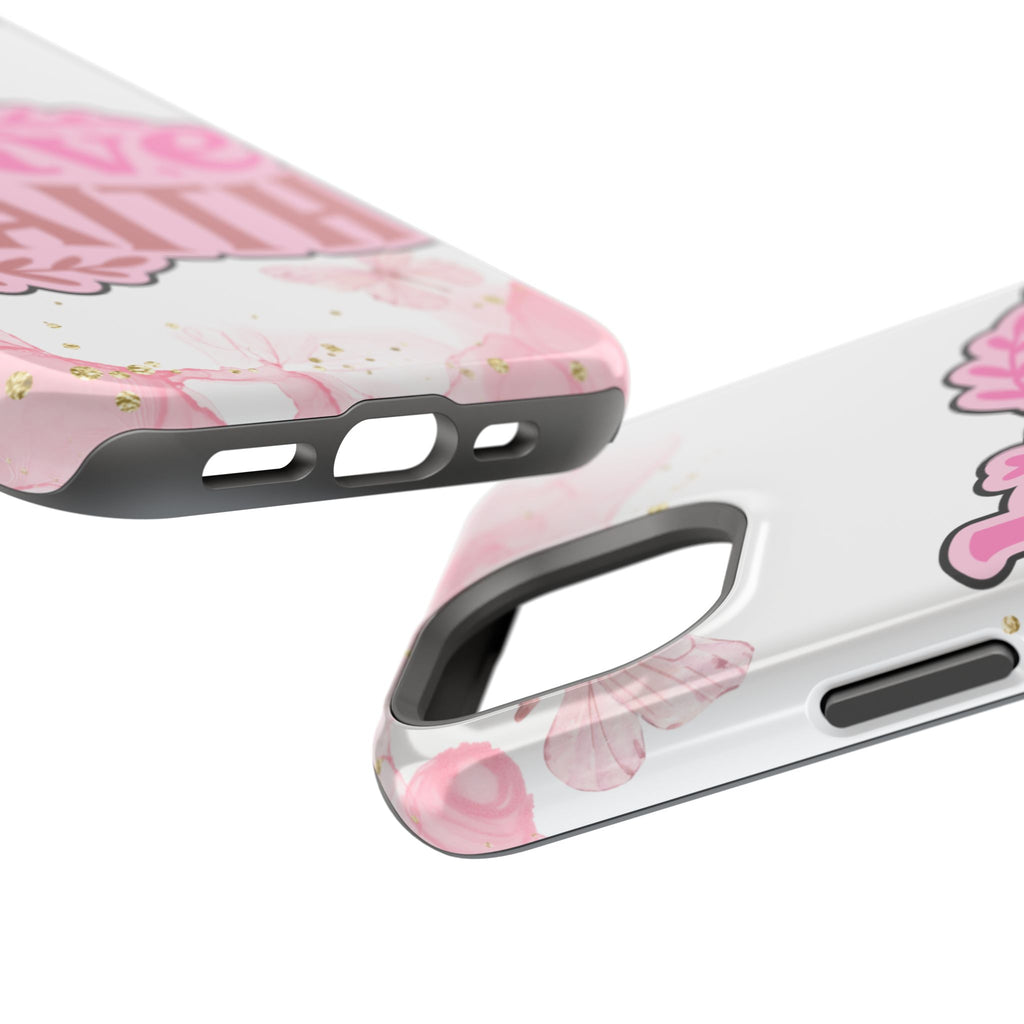 Have Faith Pink Butterfly Phone Case