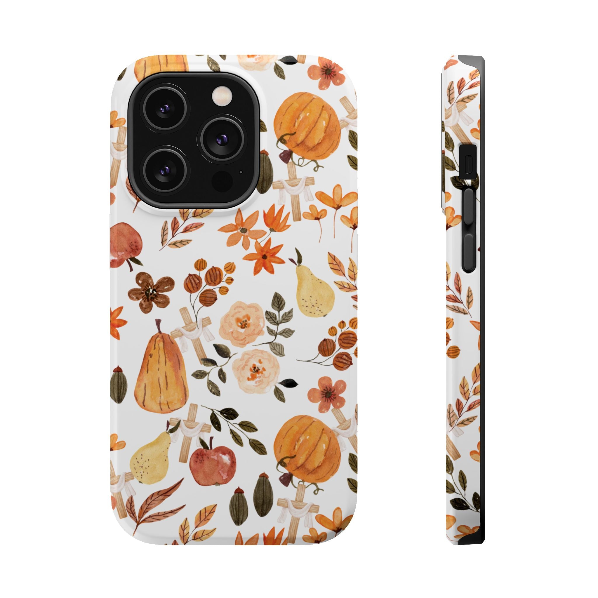 Autumn Cross & Pumpkin Phone Case