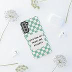 "With God, All Things Are Possible" Non MagSafe Phone Case