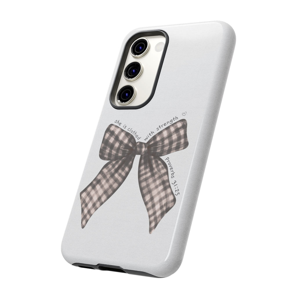 Proverbs 31 Rustic Bow Non MagSafe Phone Case