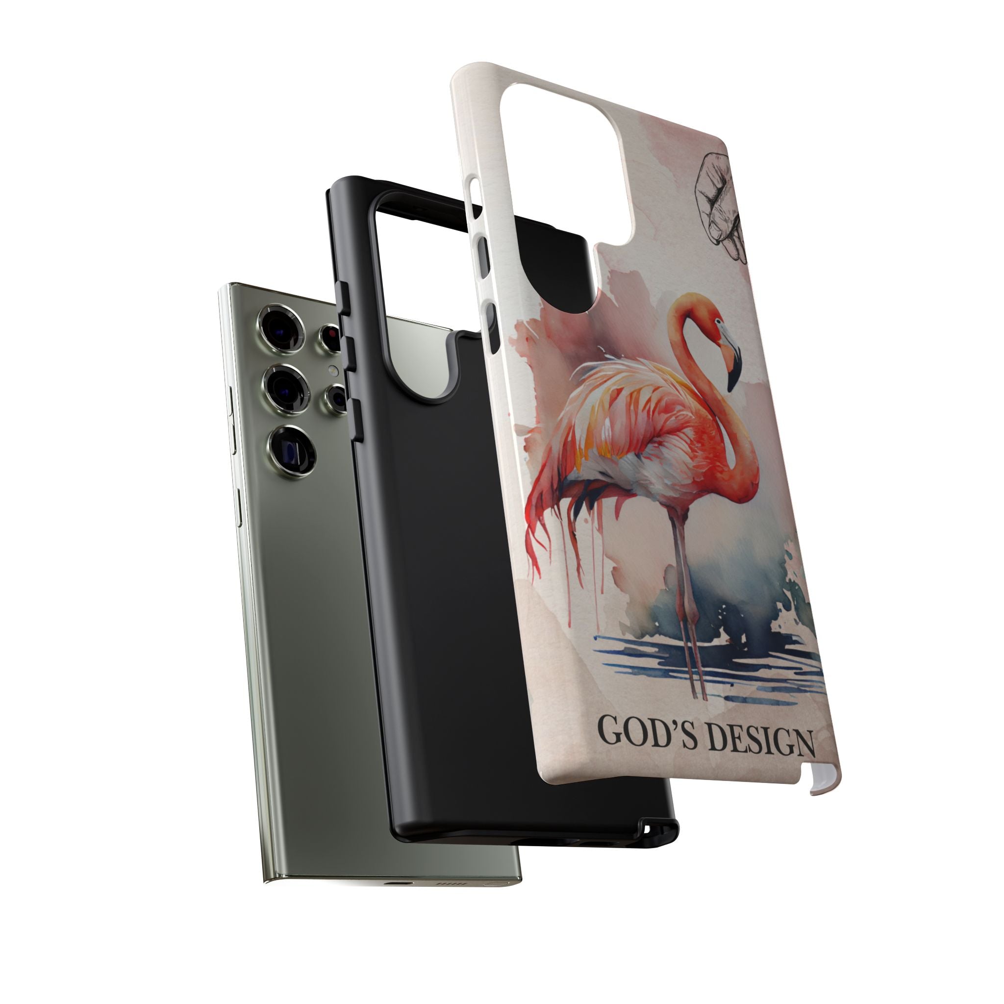 God’s Design Pink Flamingo Case