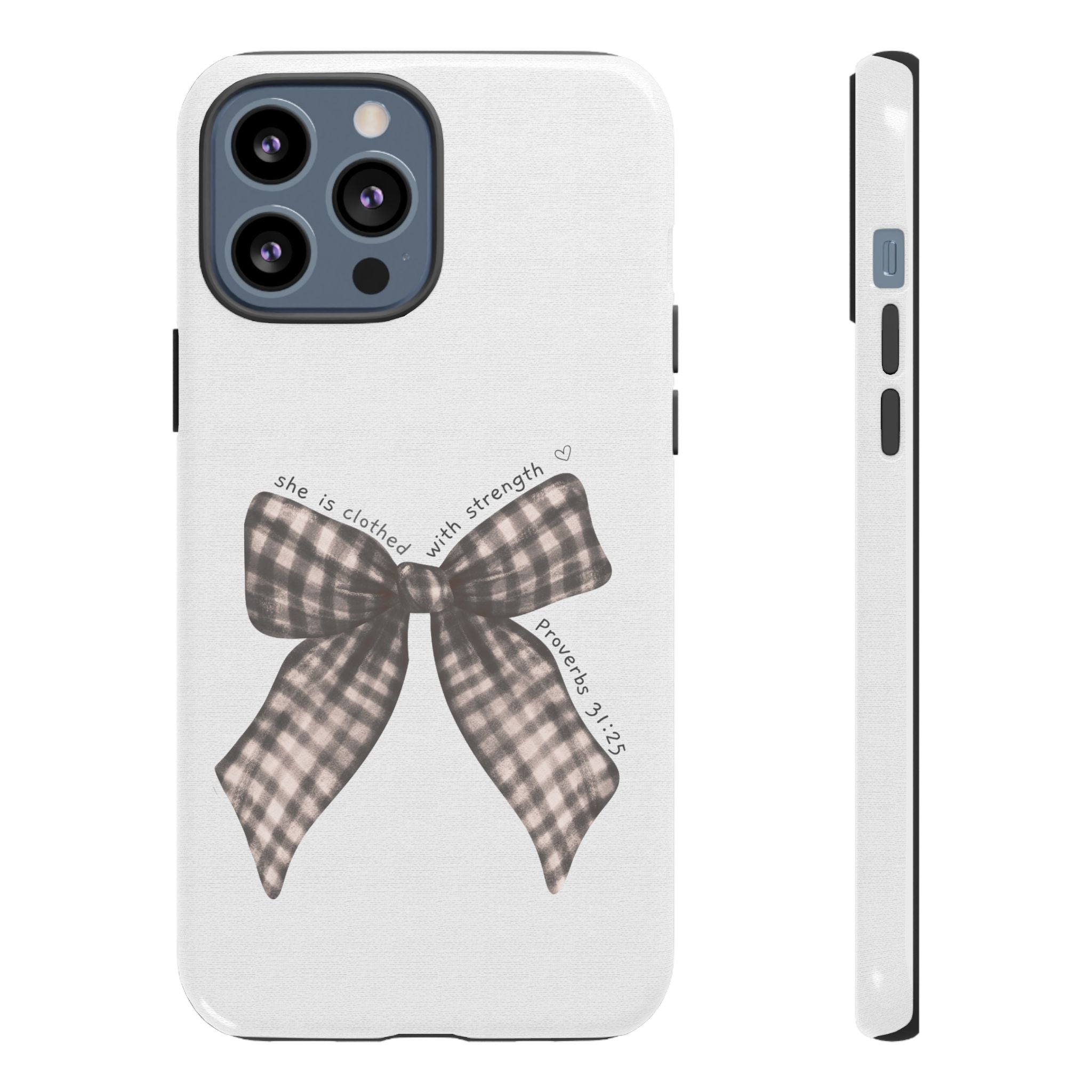 Proverbs 31 Rustic Bow Non MagSafe Phone Case
