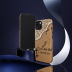 Footprints in the sand phone case