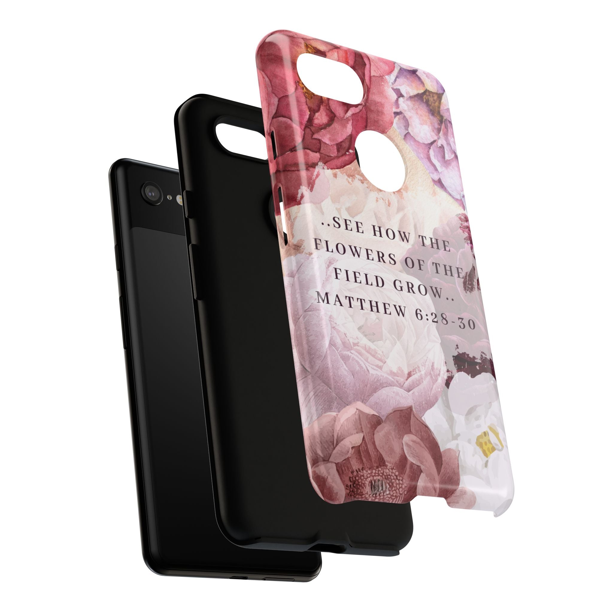 Matthew 6:28 Floral Samsung/Android Phone Case
