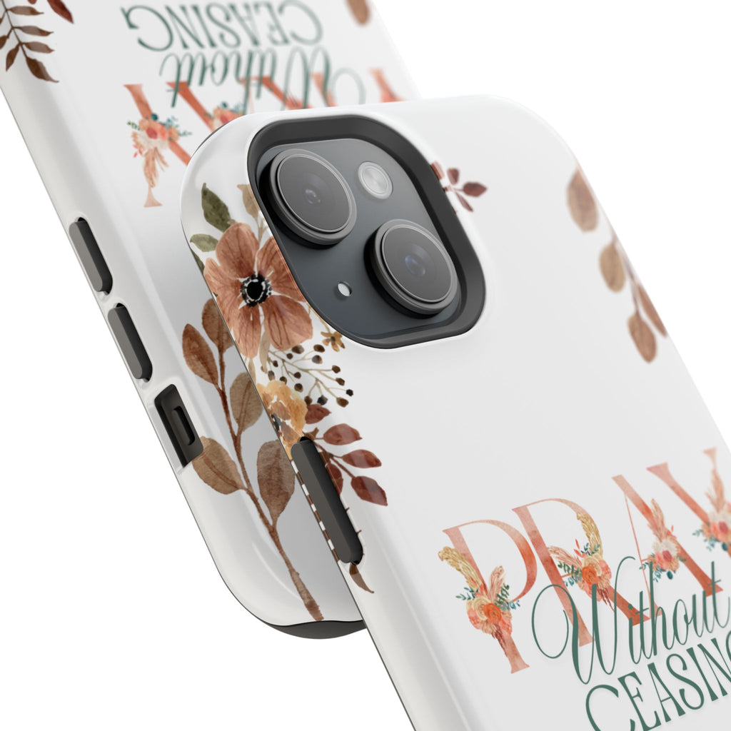 Pray Without Ceasing phone case