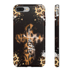 Faith Leopard Cross Non MagSafe Phone Case