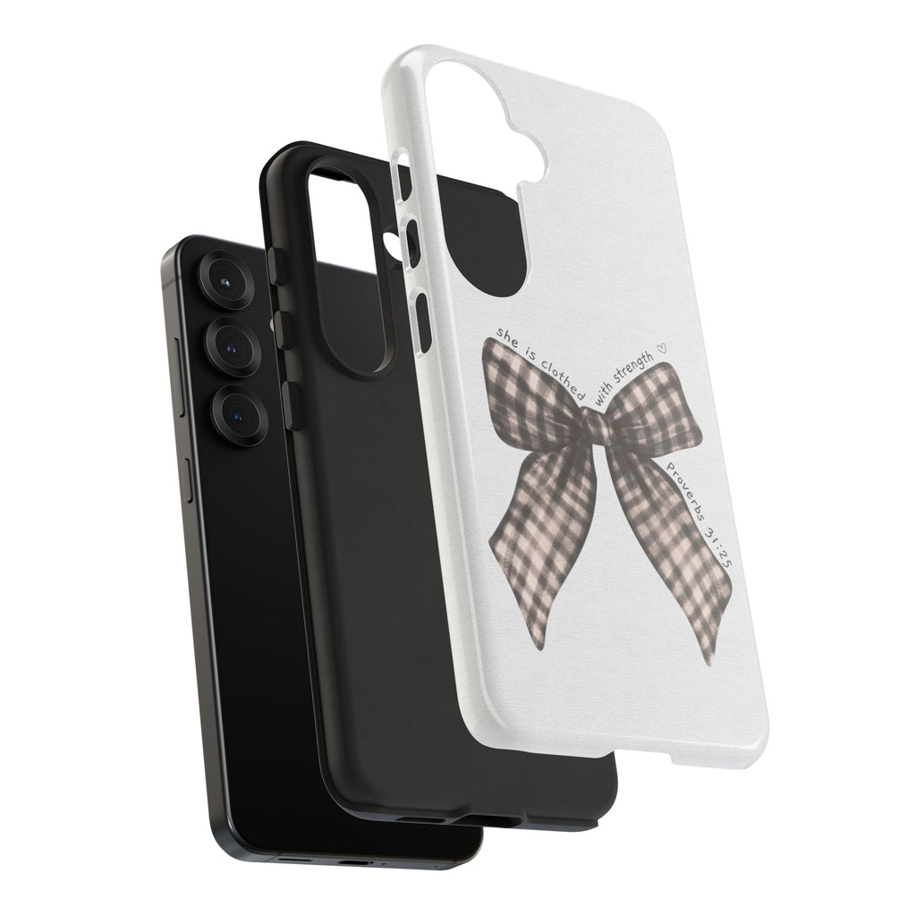 Proverbs 31 Rustic Bow Non MagSafe Phone Case