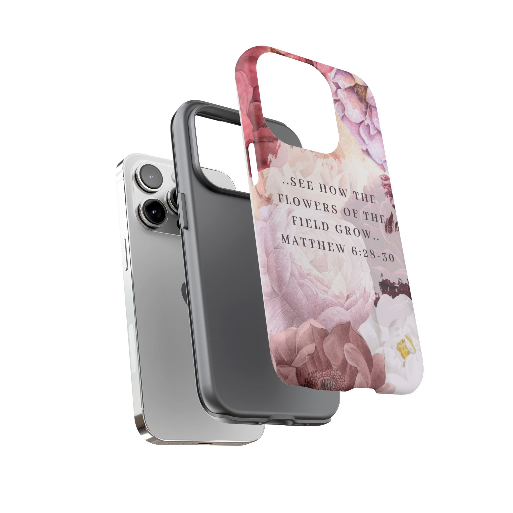 Matthew 6:28 Floral Samsung/Android Phone Case