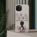 Armor of God (Dark haired woman) phone case
