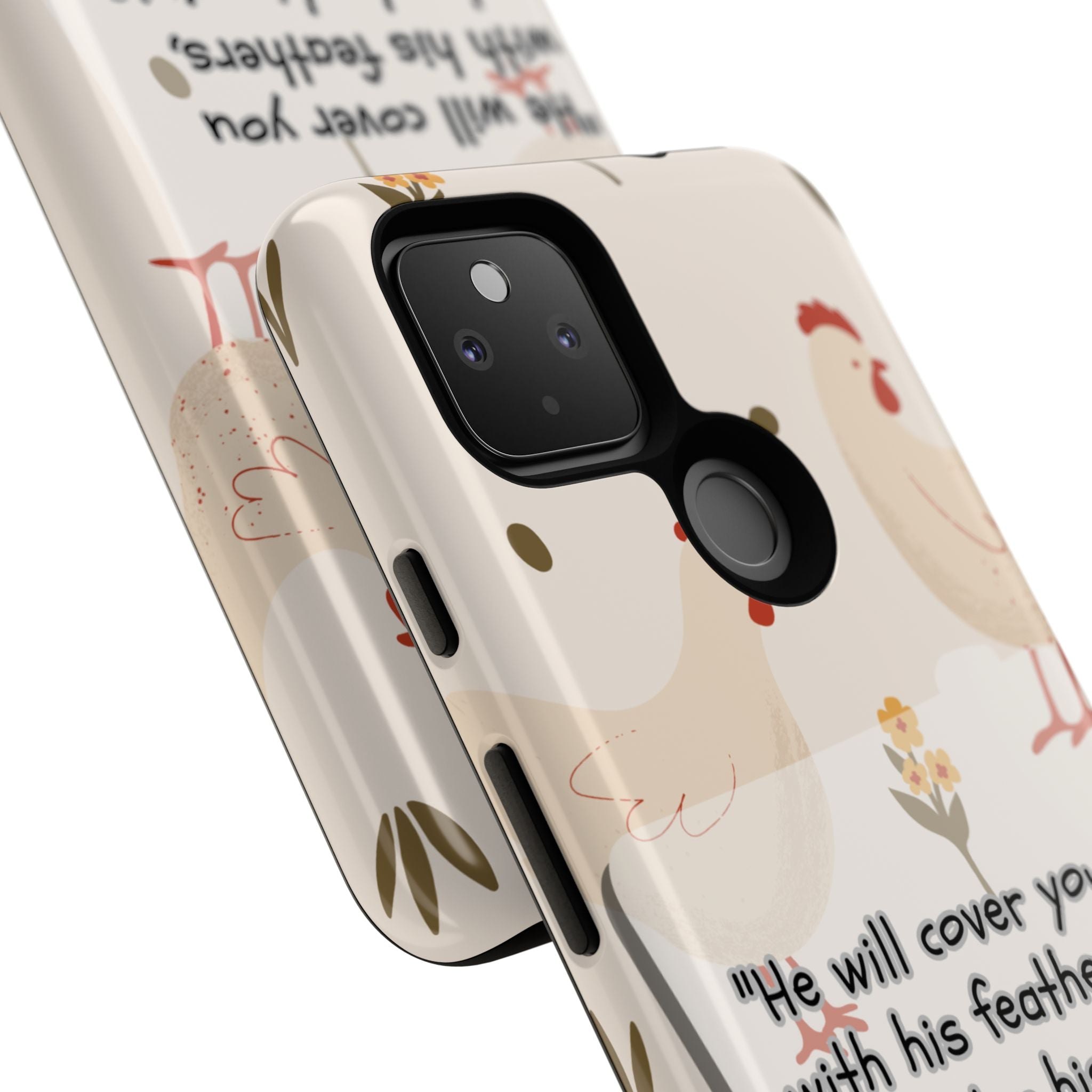 Psalm 91:4 Chicken Phone Case