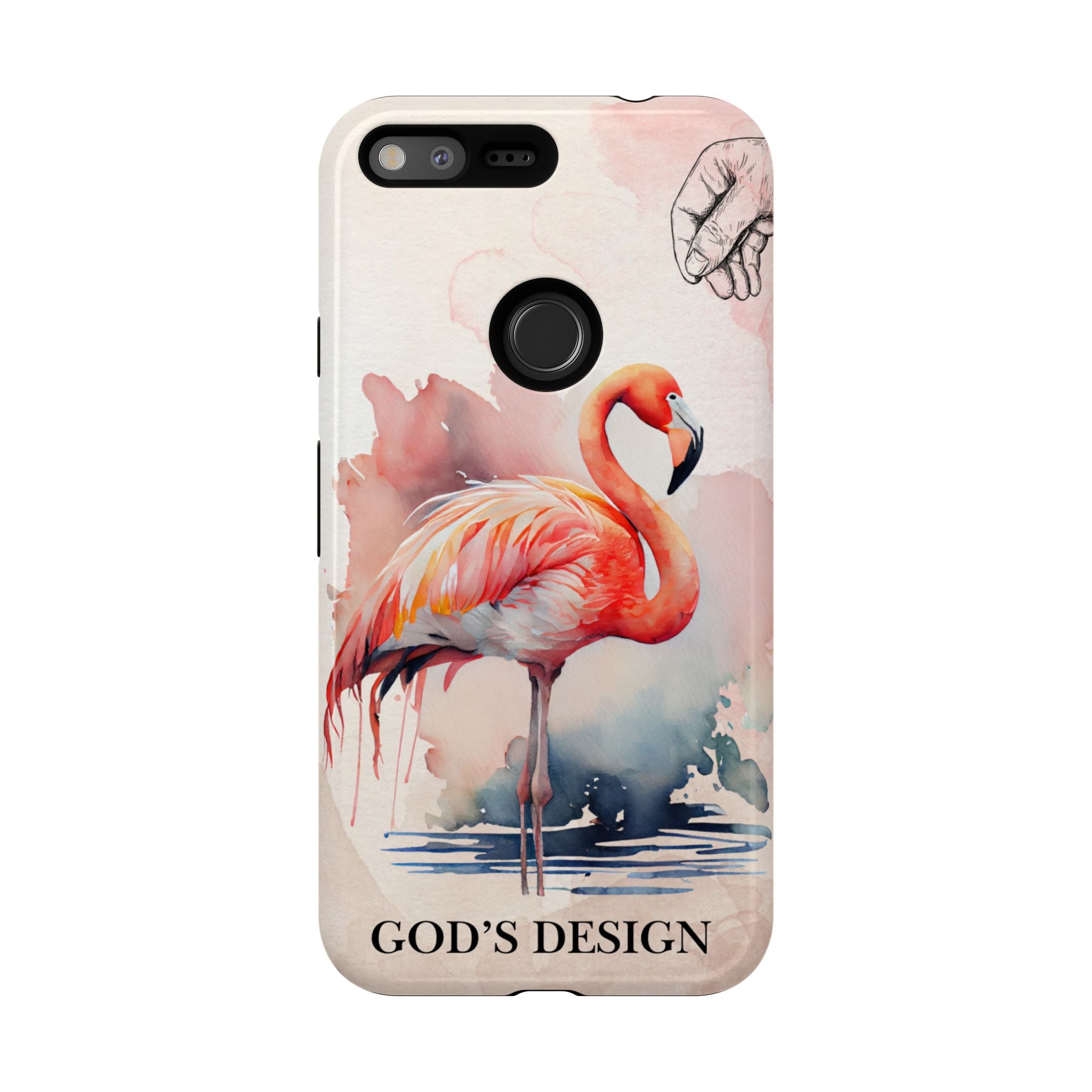 God’s Design Pink Flamingo Case
