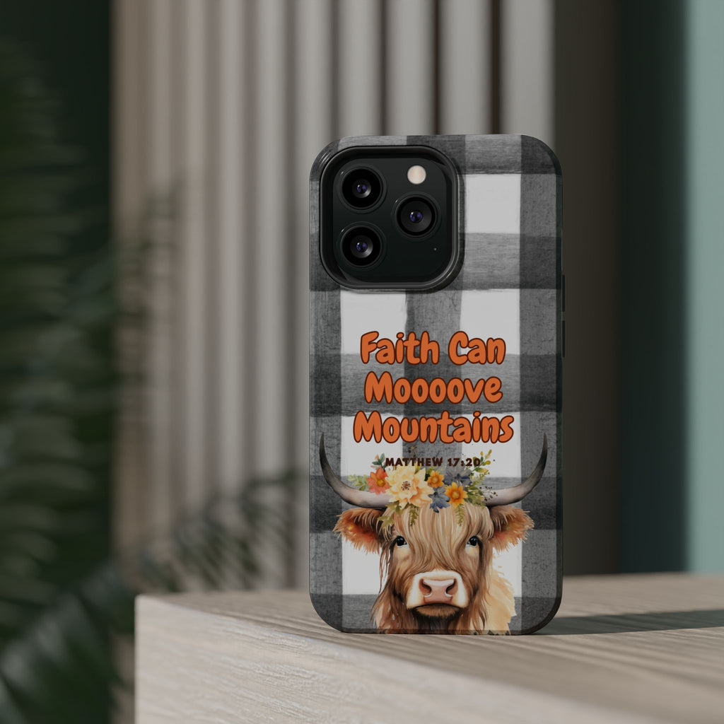 Faith Can Moooove Mountains Phone Case