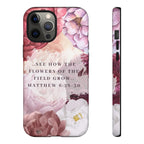 Matthew 6:28 Floral Samsung/Android Phone Case