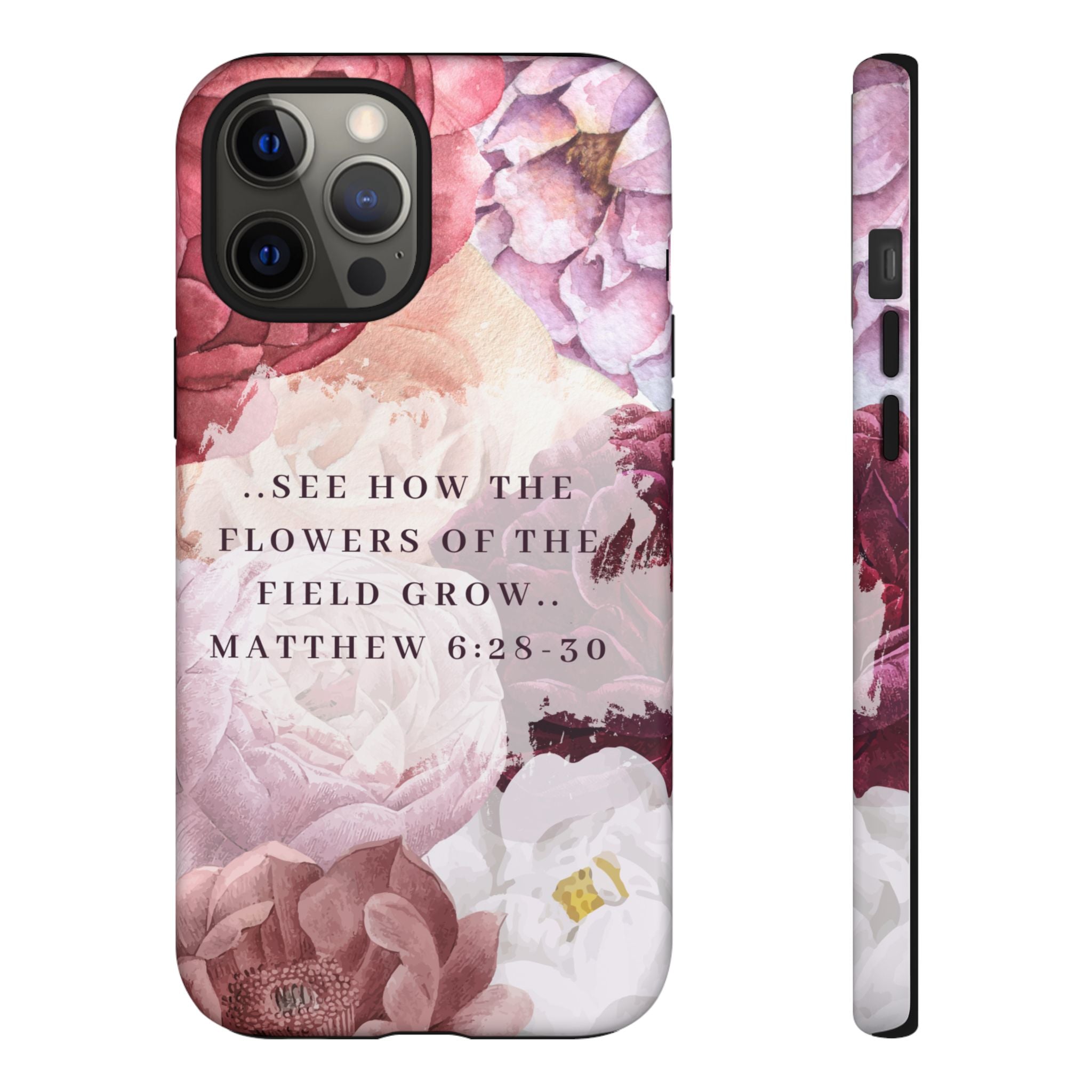 Matthew 6:28 Floral Samsung/Android Phone Case