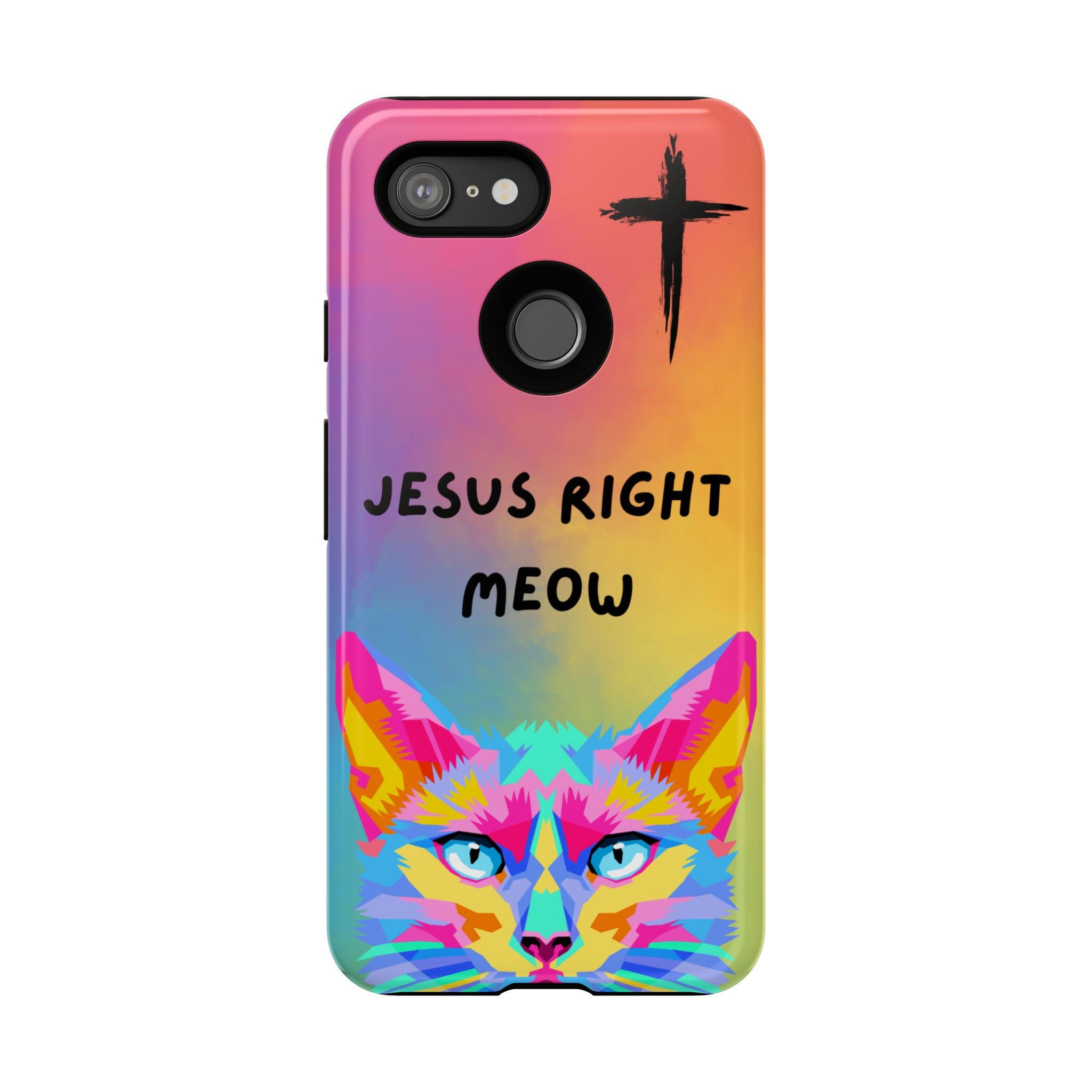 Jesus Right Meow Non MagSafe Phone Case