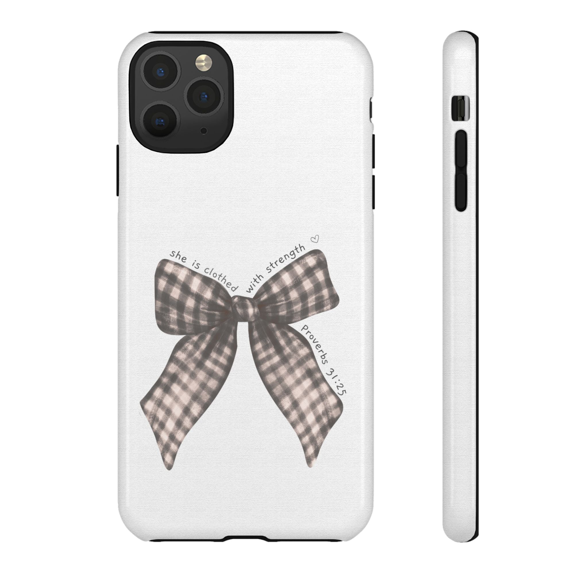 Proverbs 31 Rustic Bow Non MagSafe Phone Case