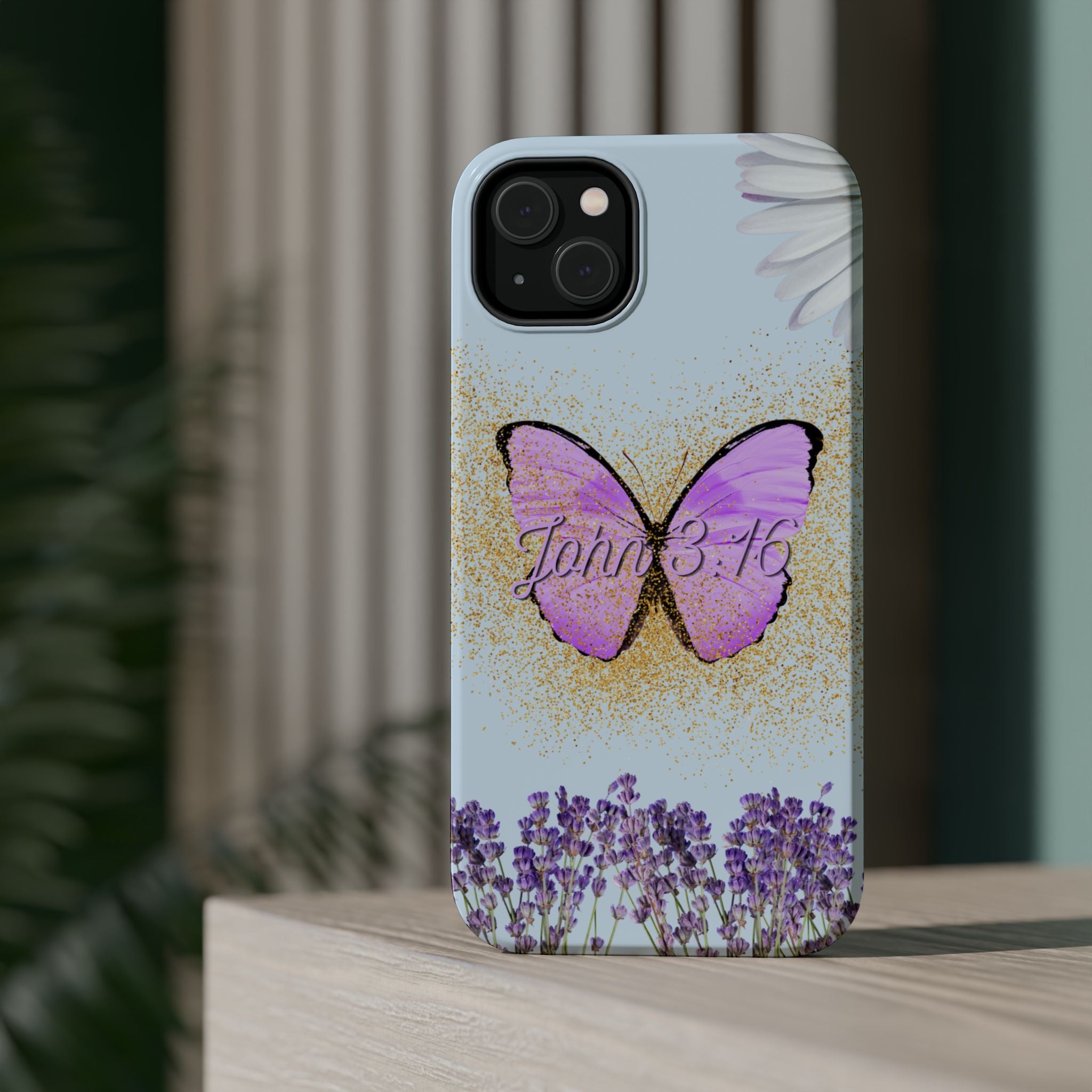 Butterfly Floral John 3:16