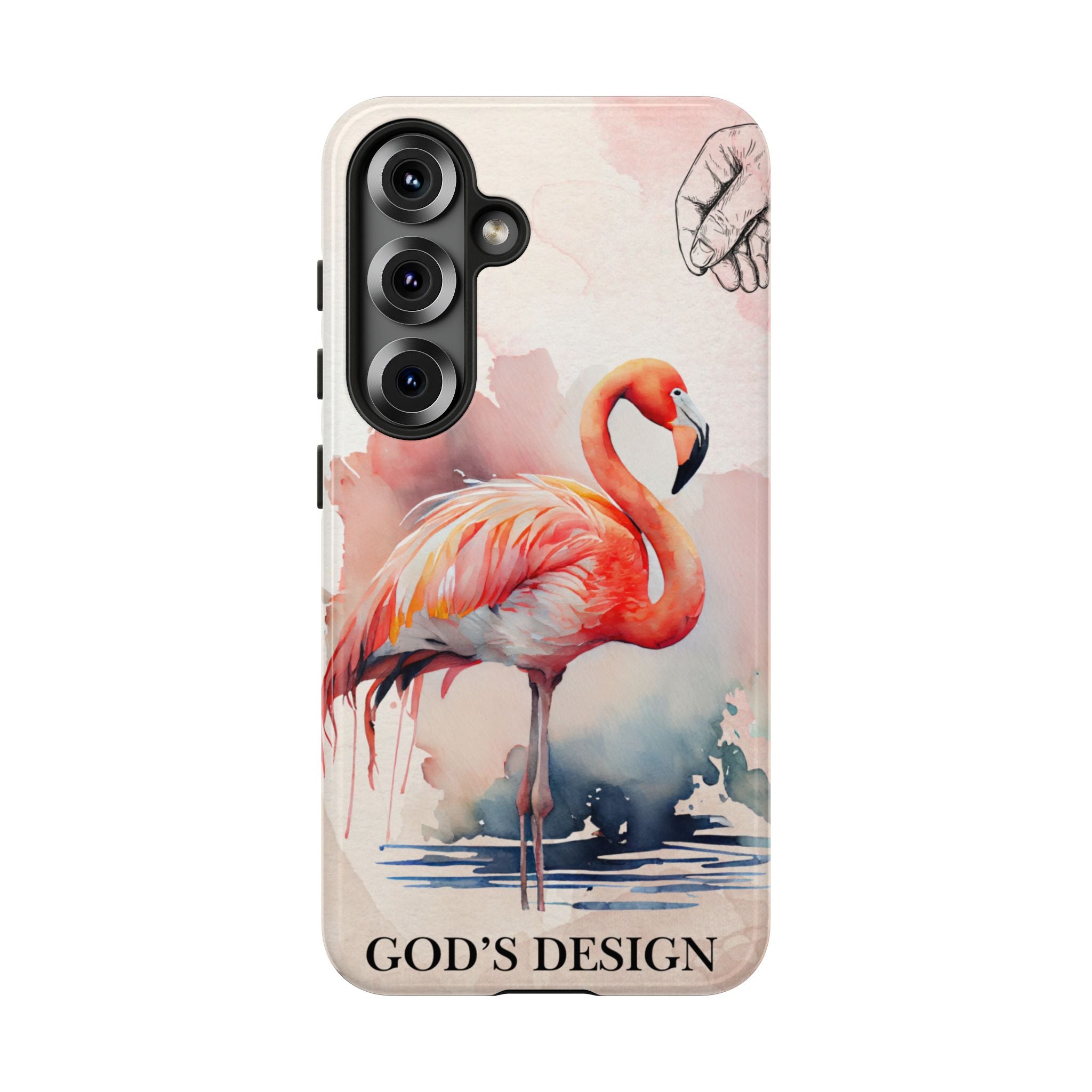 God’s Design Pink Flamingo Case