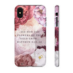 Matthew 6:28 Floral Samsung/Android Phone Case