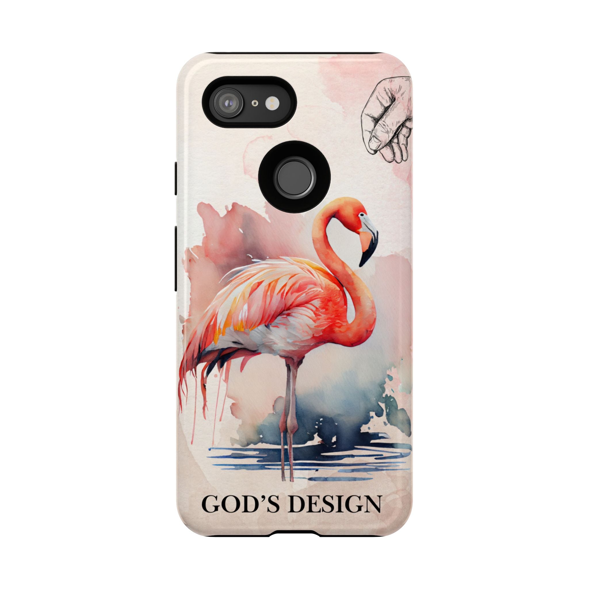 God’s Design Pink Flamingo Case