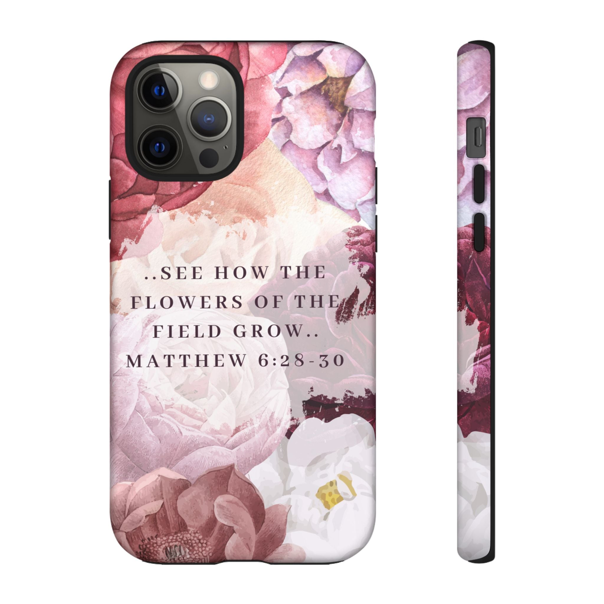 Matthew 6:28 Floral Samsung/Android Phone Case