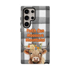Faith Can Mooooove Mountains Phone Case