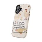 Psalm 91:4 Chicken Phone Case