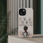 Armor of God (Dark haired woman) phone case