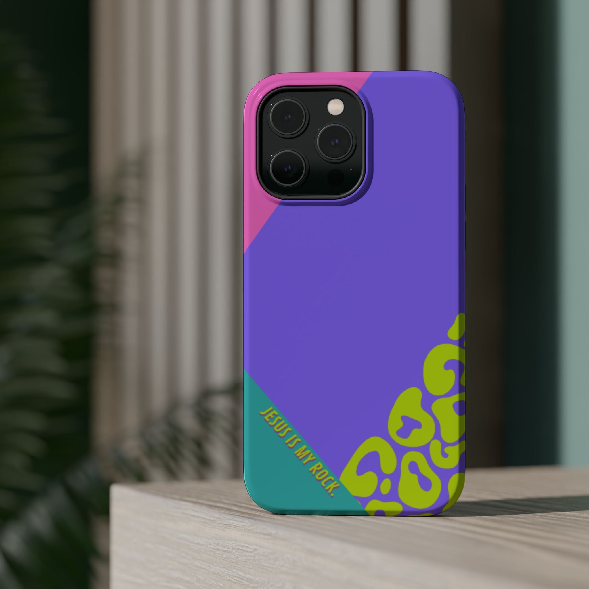 Jesus Is My Rock 90's Design Phone Case