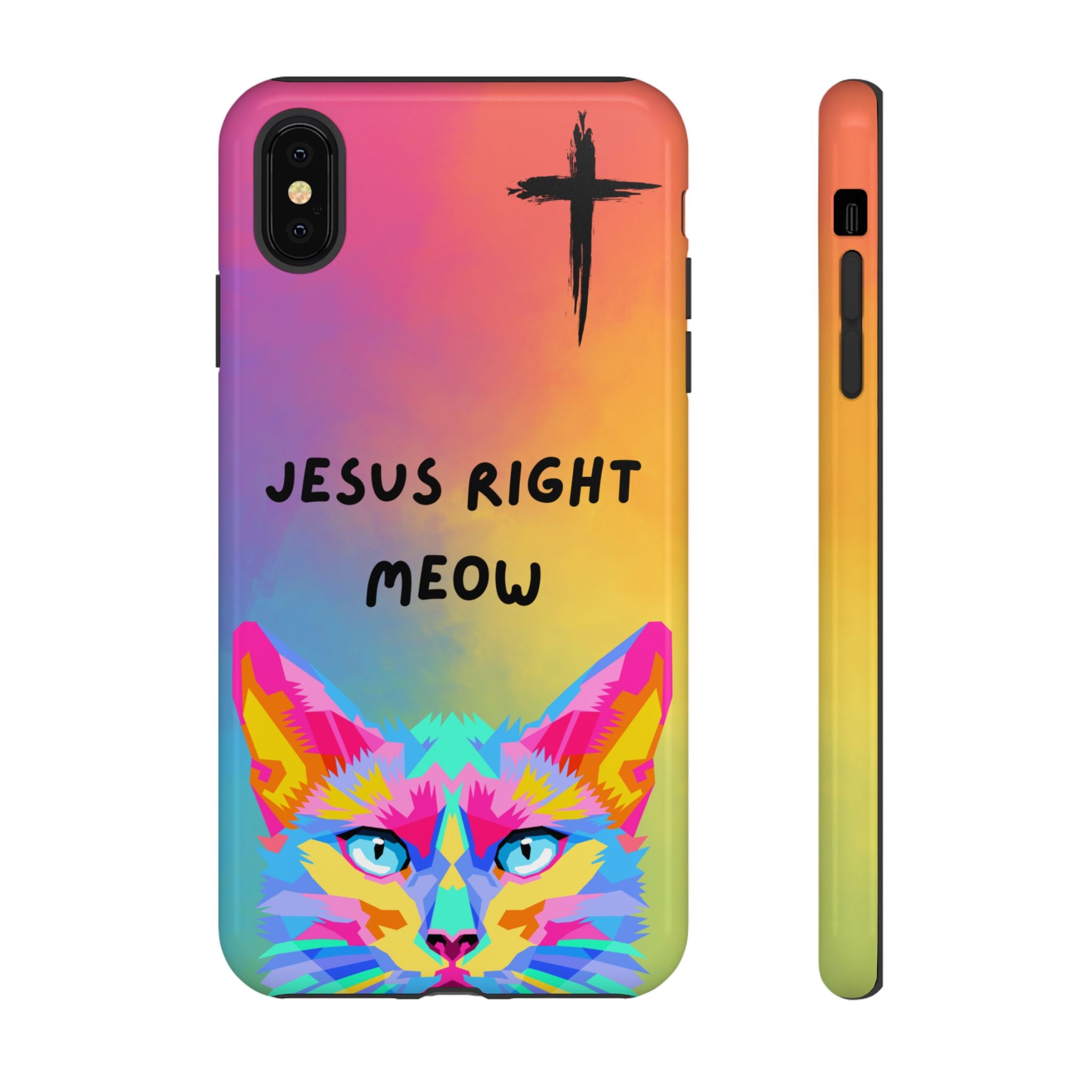 Jesus Right Meow Non MagSafe Phone Case