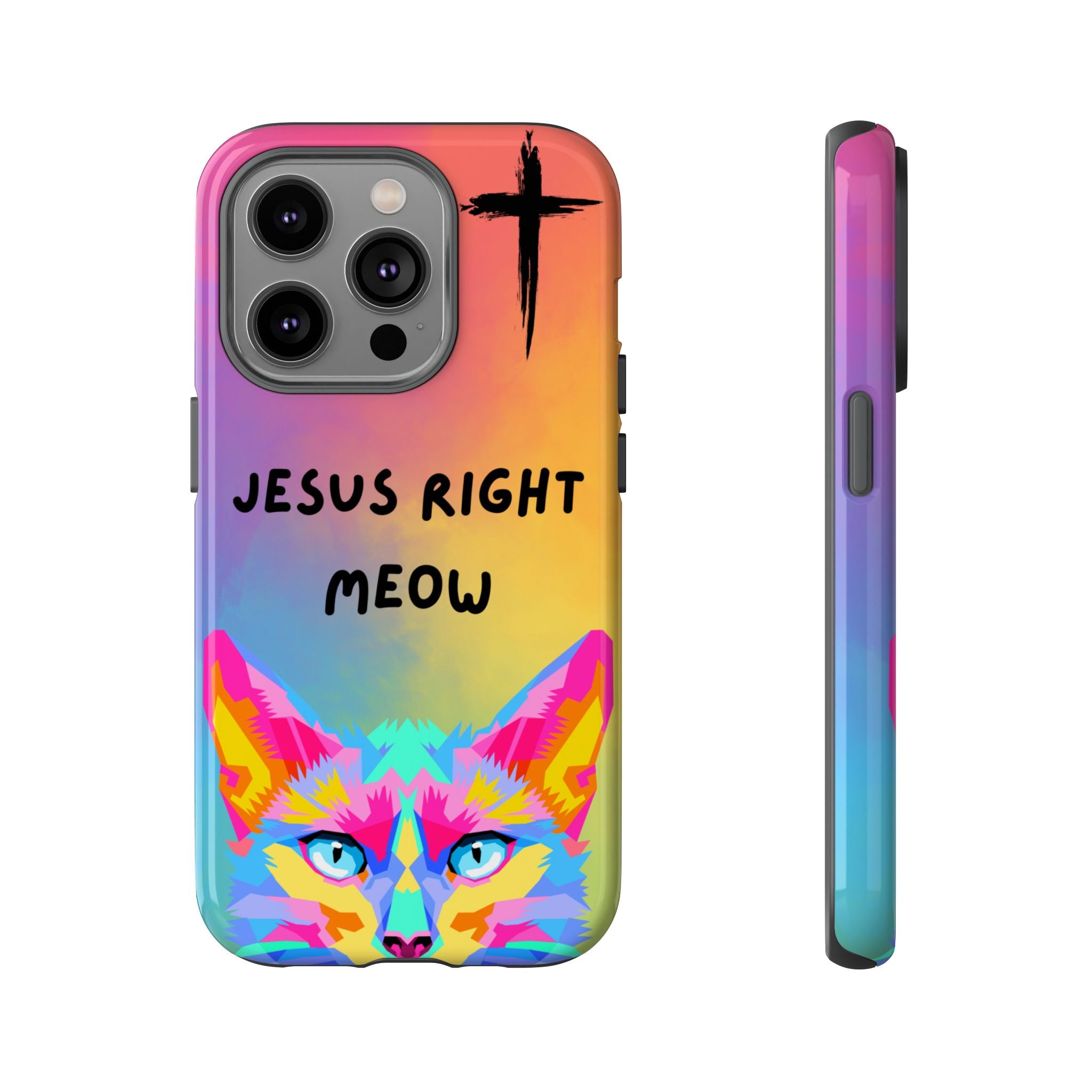 Jesus Right Meow Non MagSafe Phone Case