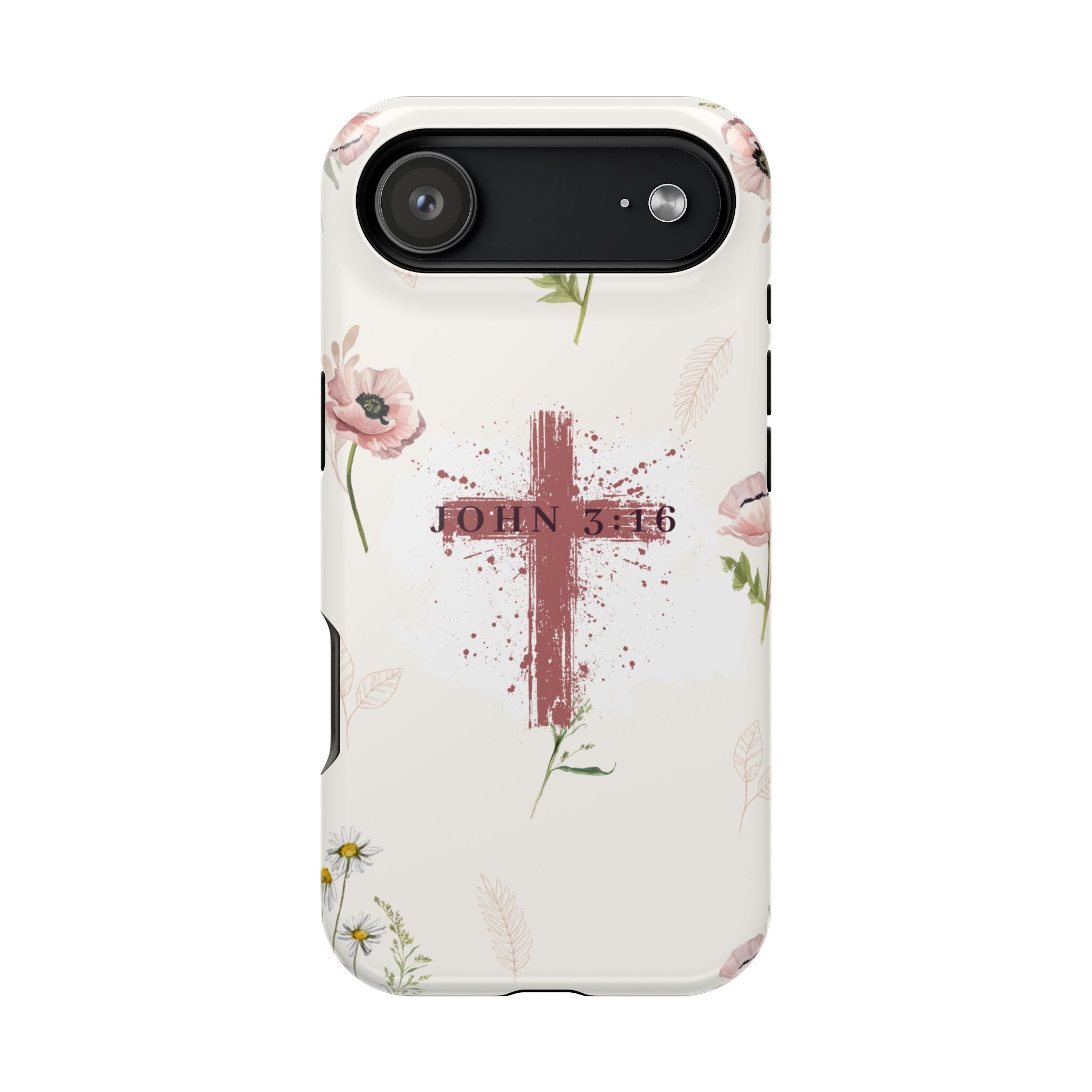 John 3:16 Floral Phone Case