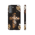 Faith Leopard Cross Non MagSafe Phone Case