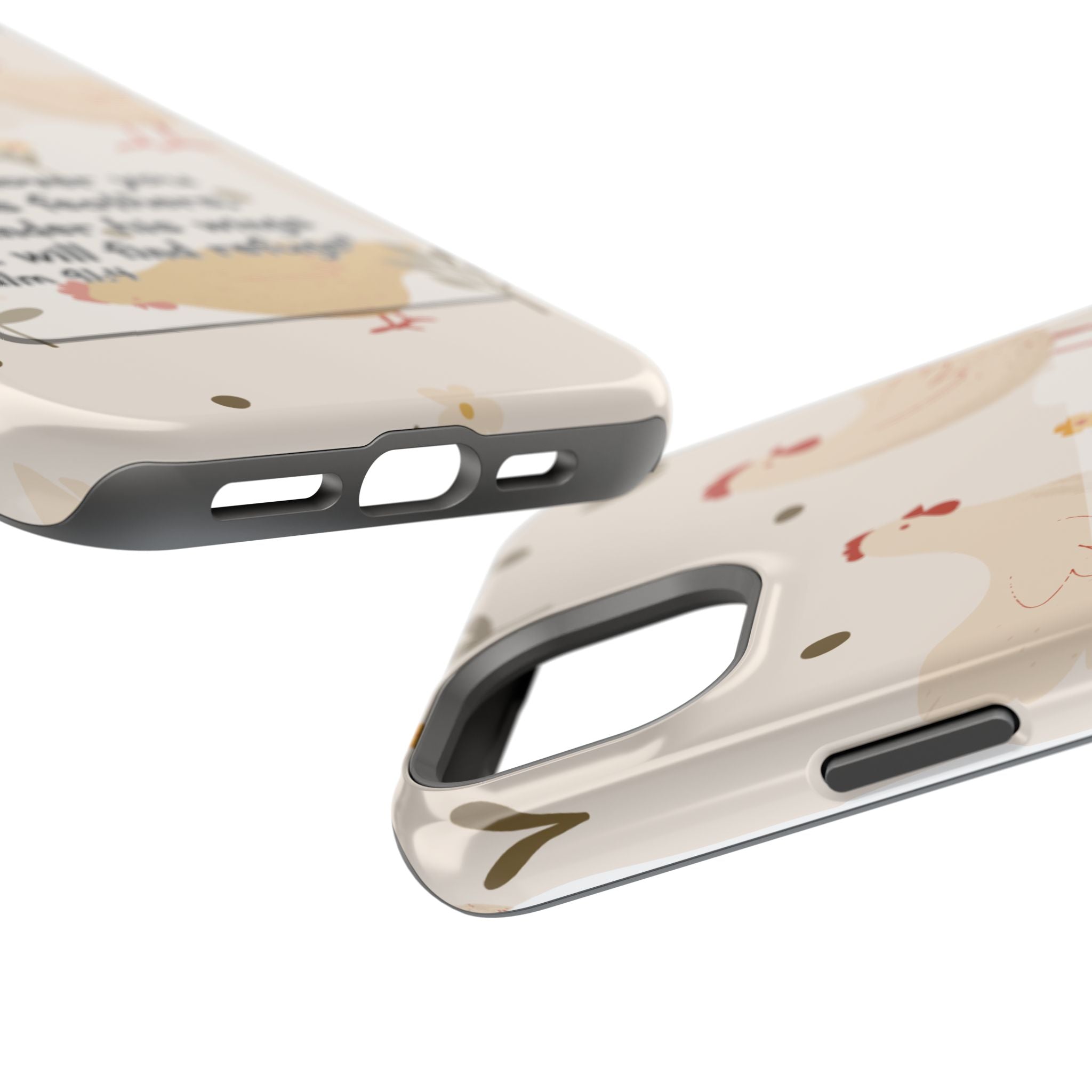 Psalm 91:4 Chicken Phone Case