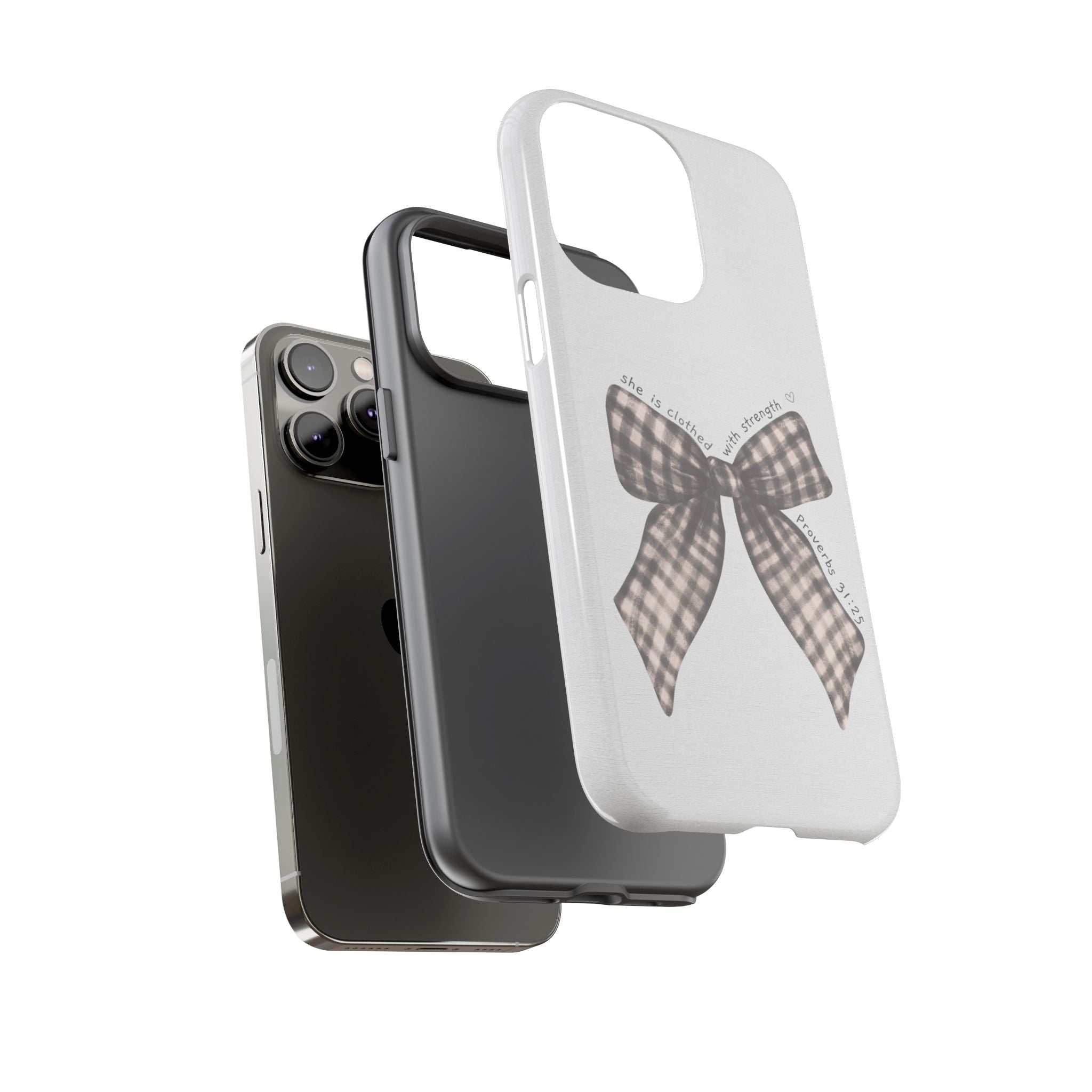 Proverbs 31 Rustic Bow Non MagSafe Phone Case