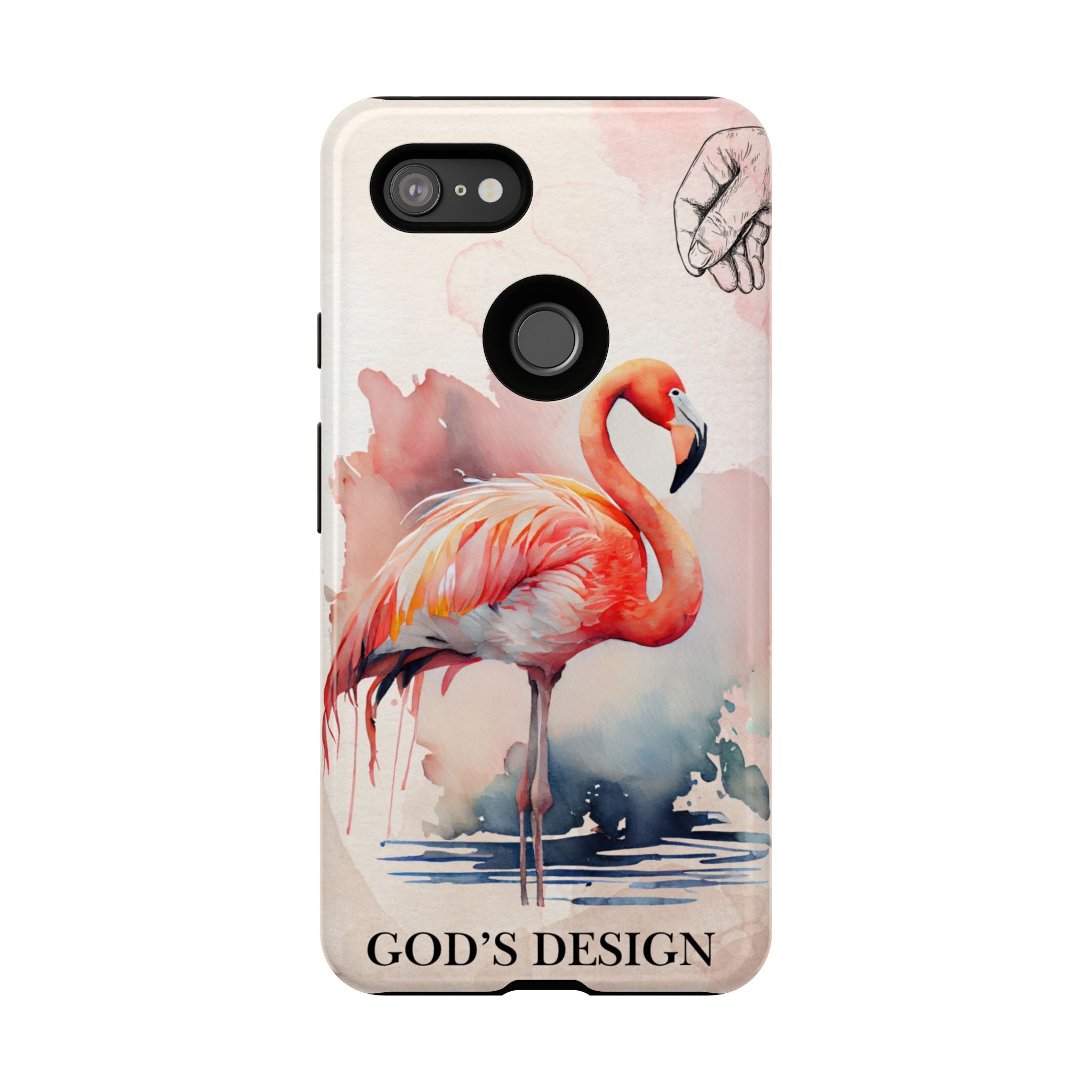 God’s Design Pink Flamingo Case