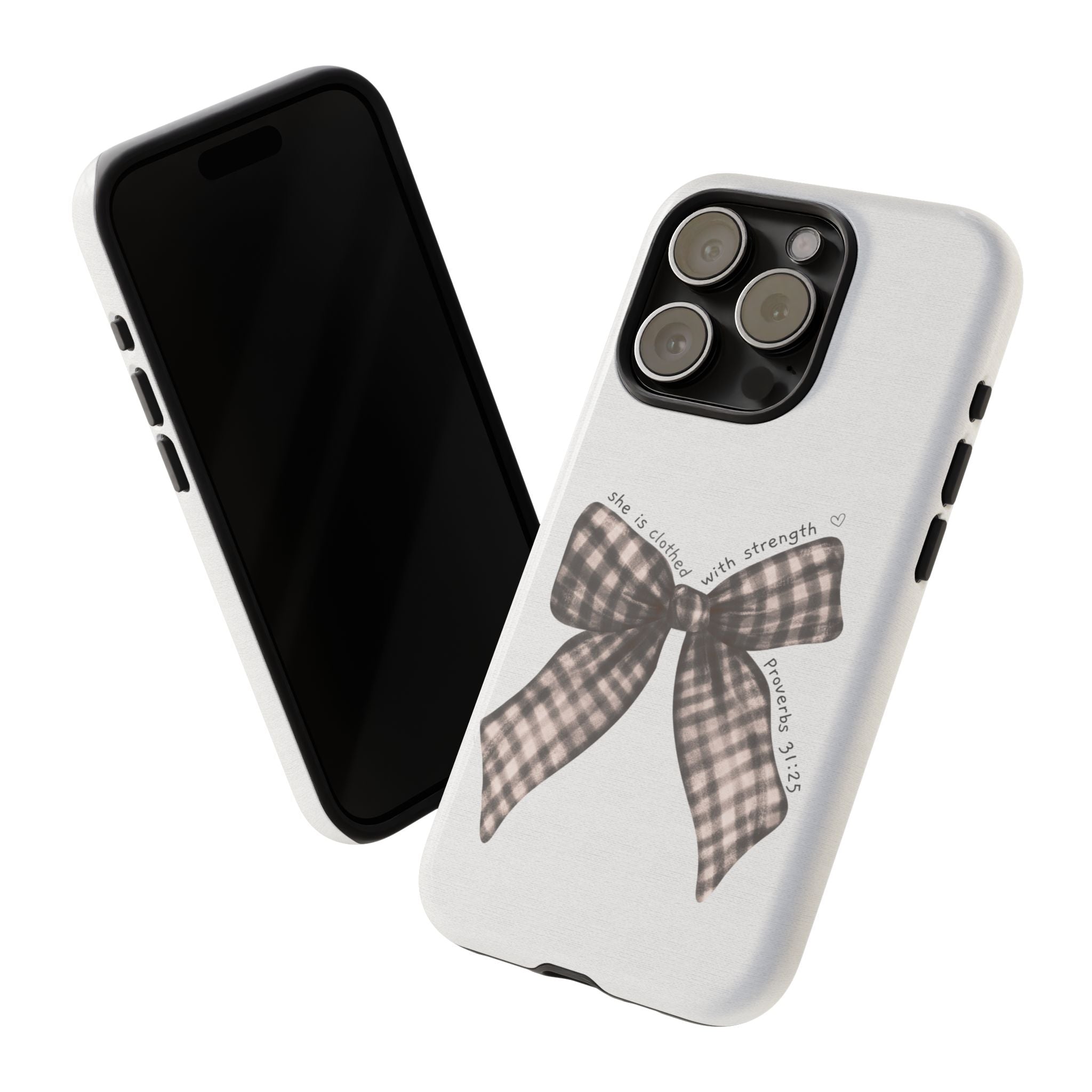 Proverbs 31 Rustic Bow Non MagSafe Phone Case