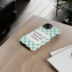 "With God, All Things Are Possible" Non MagSafe Phone Case