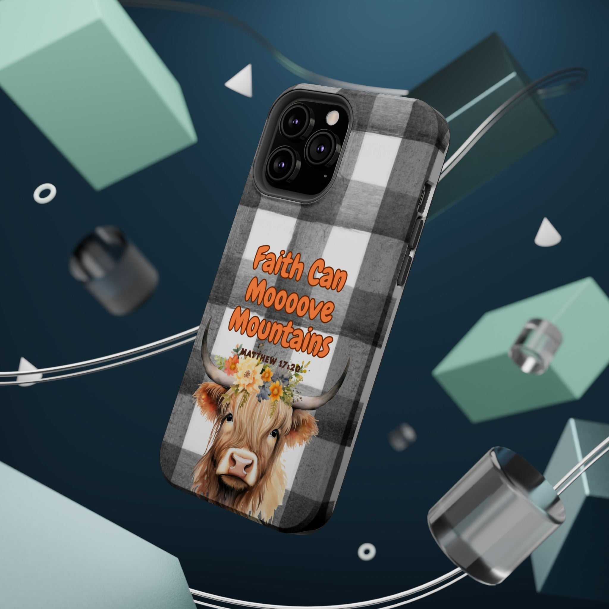 Faith Can Moooove Mountains Phone Case