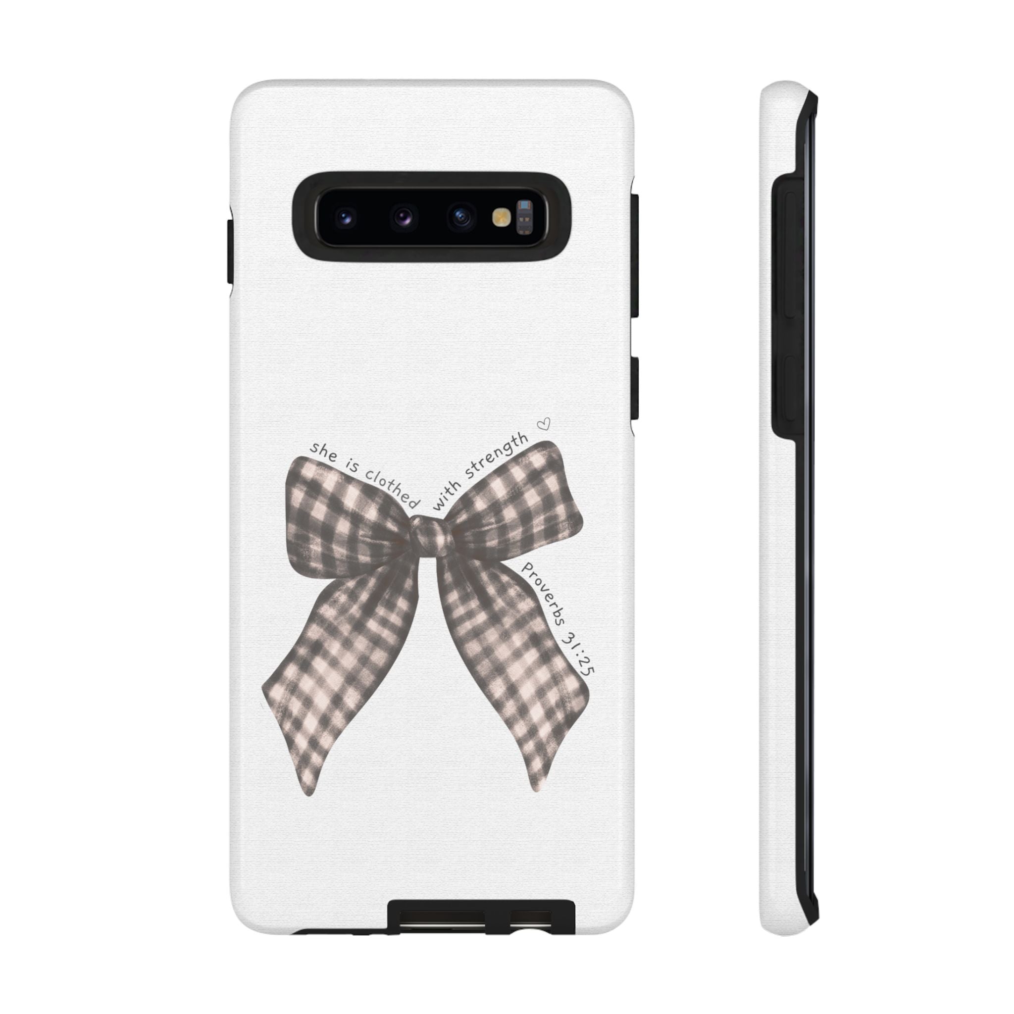 Proverbs 31 Rustic Bow Non MagSafe Phone Case