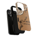 Footprints in the sand phone case