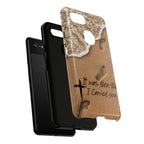 Footprints in the sand phone case