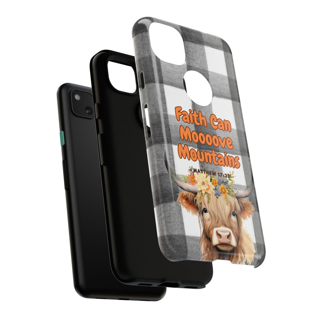 Faith Can Mooooove Mountains Phone Case